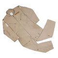 CARIER INDUSTRIES Mens Beige Synthetic Dungarees Loose Workwear S W38 L25