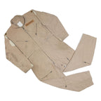 CARIER INDUSTRIES Mens Beige Synthetic Dungarees Loose Workwear S W38 L25