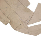 CARIER INDUSTRIES Mens Beige Synthetic Dungarees Loose Workwear S W38 L25