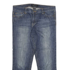 CALVIN KLEIN Womens Jeans Blue Regular Straight Denim Light W34 L27 Stylish