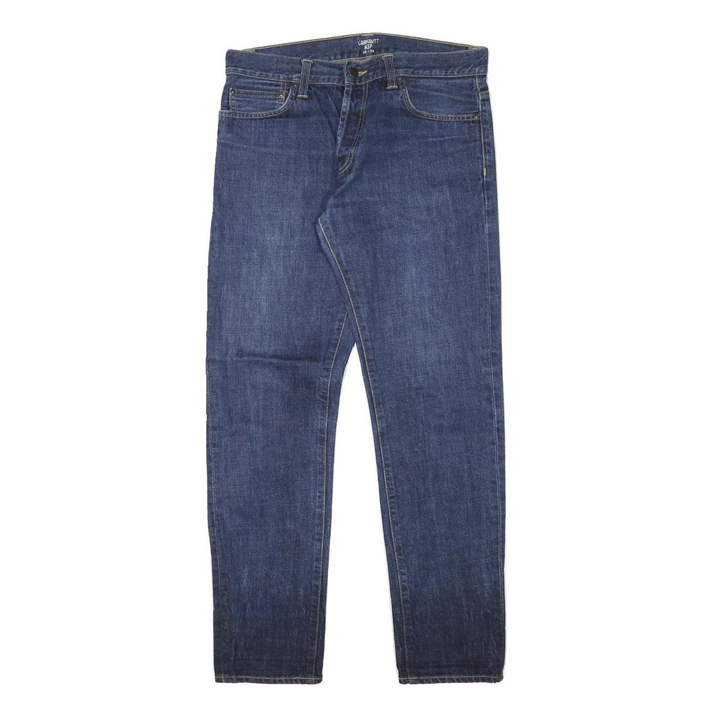 CARHARTT Mens Jeans Blue Slim Straight Denim Medium W32 L30 Casual Wear