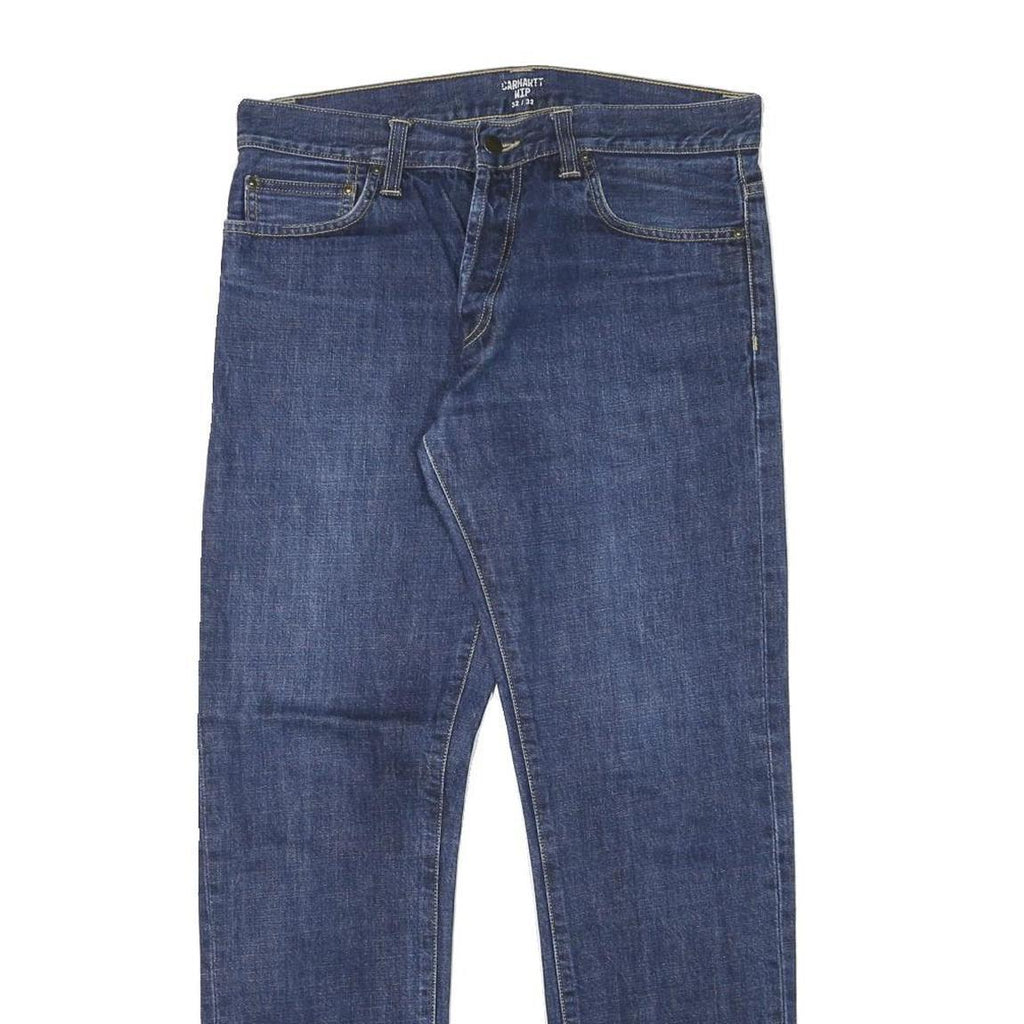CARHARTT Mens Jeans Blue Slim Straight Denim Medium W32 L30 Casual Wear