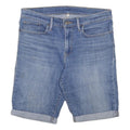 LEVI'S Womens Denim Blue Casual Shorts M W30 Cotton Blend Light Wash