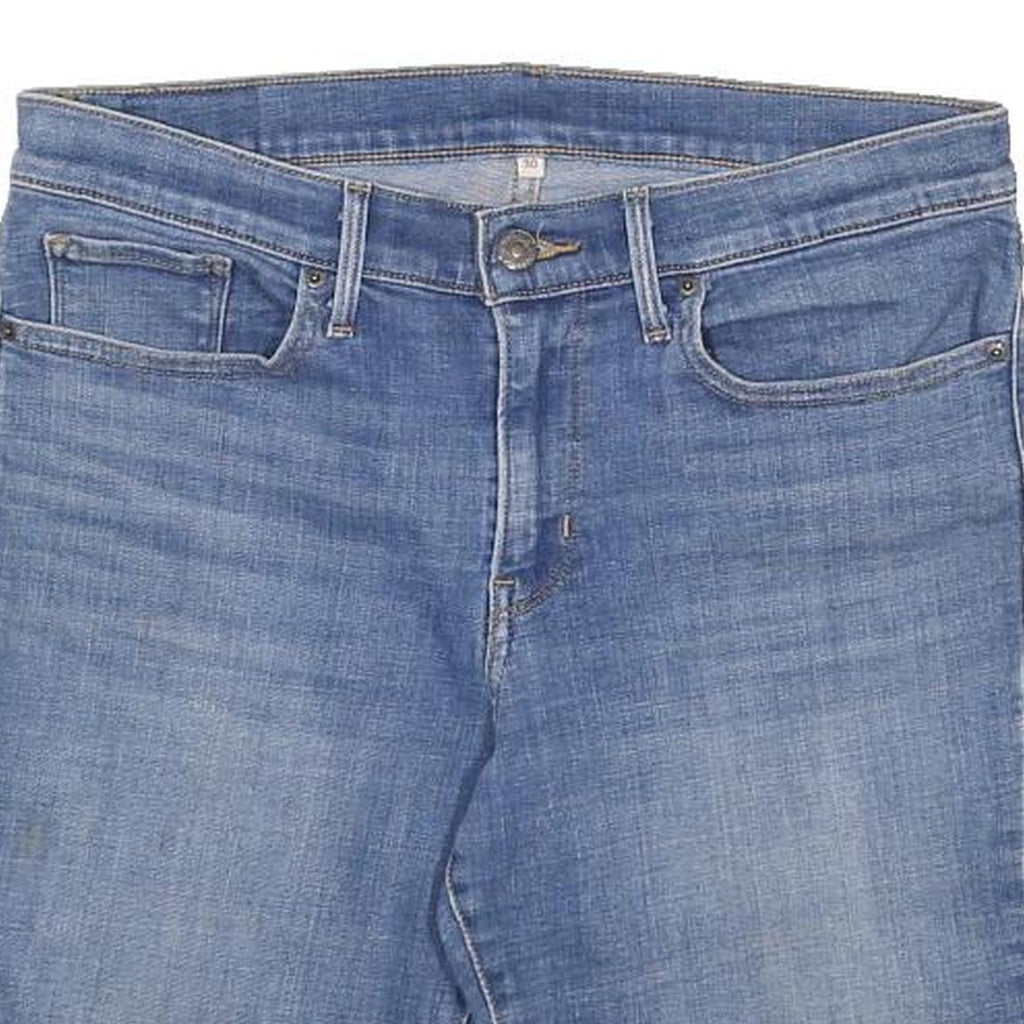 LEVI'S Womens Denim Blue Casual Shorts M W30 Cotton Blend Light Wash