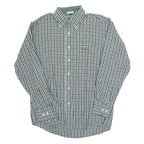 PIERRE CARDIN Mens Shirt Black Check Long Sleeve L