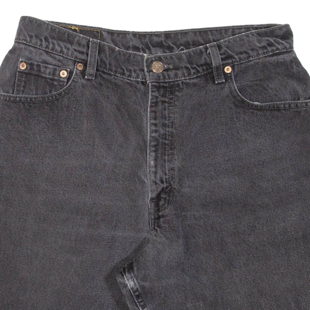 LEVI'S 550 Womens Denim Shorts Black M W28