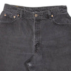 LEVI'S 550 Womens Denim Shorts Black M W28