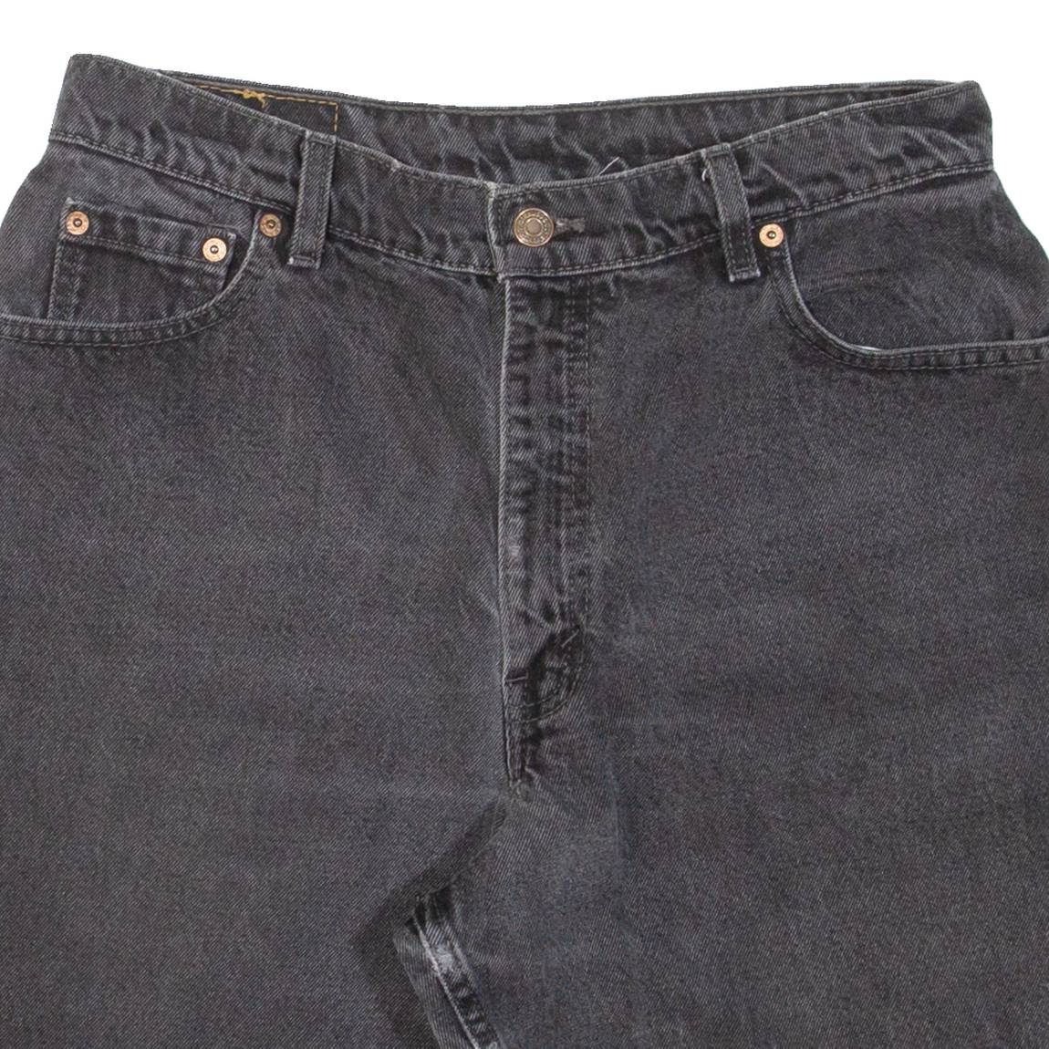 LEVI'S 550 Womens Denim Shorts Black M W28