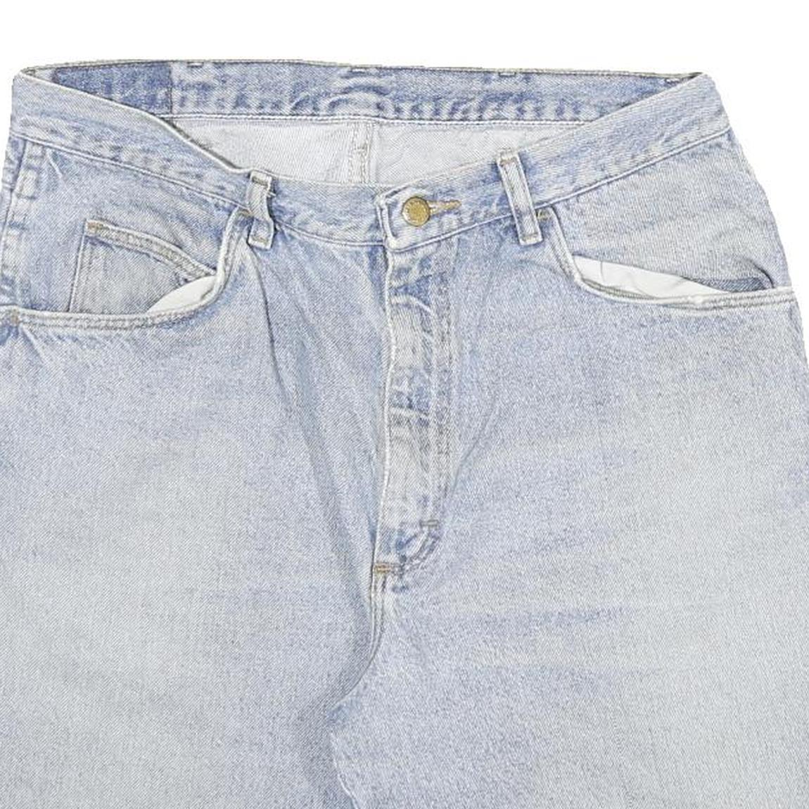 WRANGLER Mens Denim Blue Casual Shorts XL W32 Cotton Blend Classic Fit