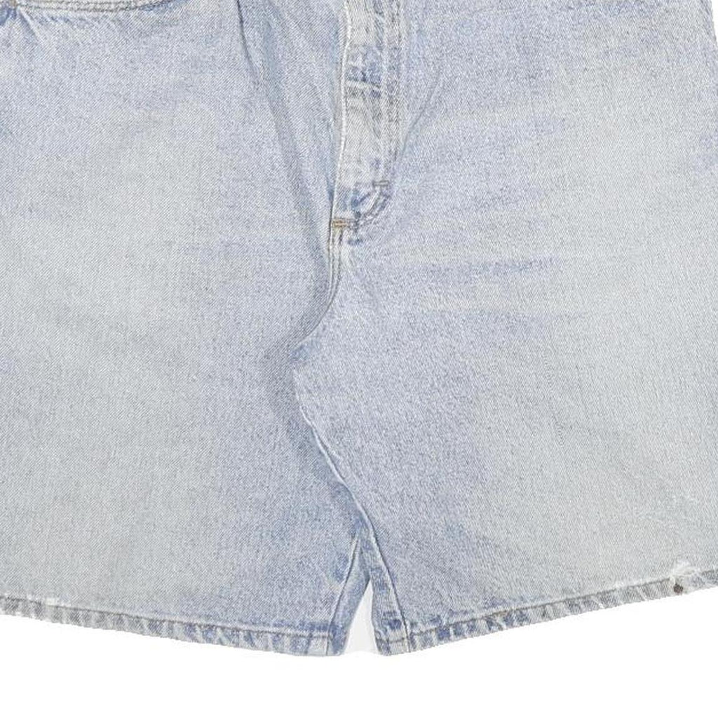 WRANGLER Mens Denim Blue Casual Shorts XL W32 Cotton Blend Classic Fit