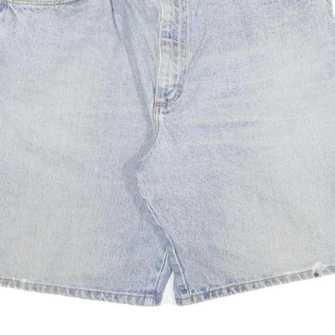 WRANGLER Mens Denim Blue Casual Shorts XL W32 Cotton Blend Classic Fit