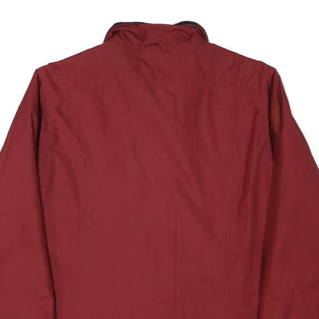 JACK WOLFSKIN Mens Red Outdoor Jacket M Polyester Blend Zip Lightweight
