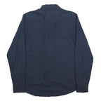 LEVI'S Mens Blue Cotton Long Sleeve Shirt M Casual Button Pocket