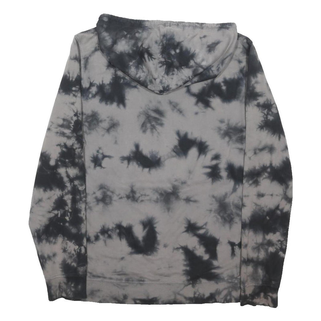 LEVI'S Mens Grey & Black Tie Dye Pullover Hoodie M Cotton Blend Casual