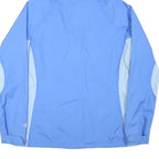 COLUMBIA Womens Blue & Light Blue Outdoor Jacket M Polyester Blend Zip Hooded