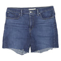 LEVI'S Womens Denim Blue Casual Cotton Blend Shorts M W32 Shaping Straight