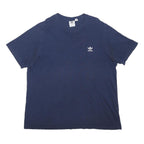 ADIDAS ORIGINALS Mens Blue Modern T-Shirt XL Short Sleeve Crew Neck Comfortable