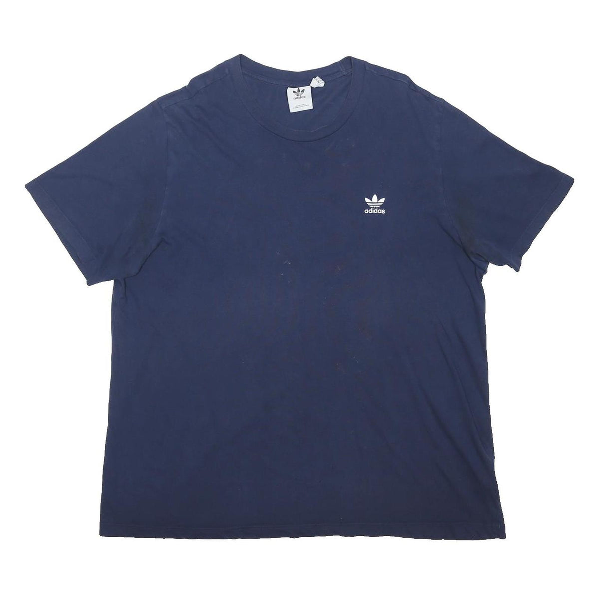 ADIDAS ORIGINALS Mens Blue Modern T-Shirt XL Short Sleeve Crew Neck Comfortable