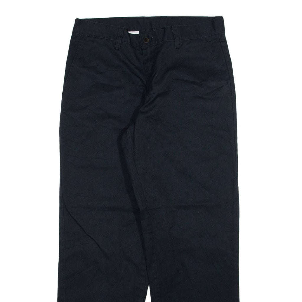 DICKIES Womens Trousers Black Regular Straight W30 L30