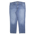 TOMMY HILFIGER Mens Jeans Blue Regular Straight Denim Medium W40 L30 Classic Zip