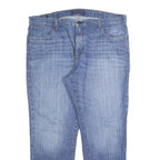 TOMMY HILFIGER Mens Jeans Blue Regular Straight Denim Medium W40 L30 Classic Zip