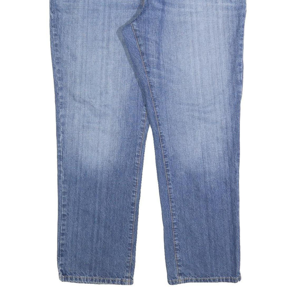 TOMMY HILFIGER Mens Jeans Blue Regular Straight Denim Medium W40 L30 Classic Zip