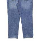 TOMMY HILFIGER Mens Jeans Blue Regular Straight Denim Medium W40 L30 Classic Zip