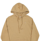 CHAMPION Mens Beige Pullover Hoodie S Cotton Blend Casual Streetwear