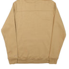 CHAMPION Mens Beige Pullover Hoodie S Cotton Blend Casual Streetwear