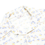 LEVI'S Womens White Floral Cotton Blend Shirt S Casual Button Down