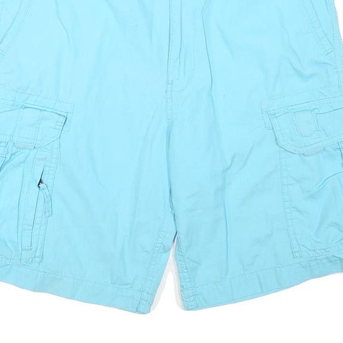 CHAPS Mens Shorts Blue Cargo M W30 Cotton Blend Casual Pockets Comfortable