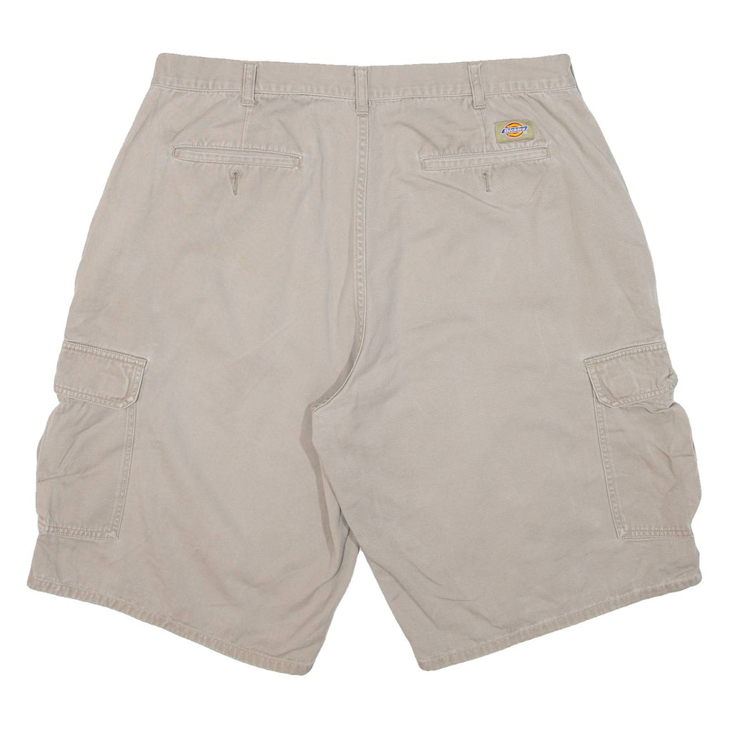 DICKIES Mens Workwear Shorts Beige L W36