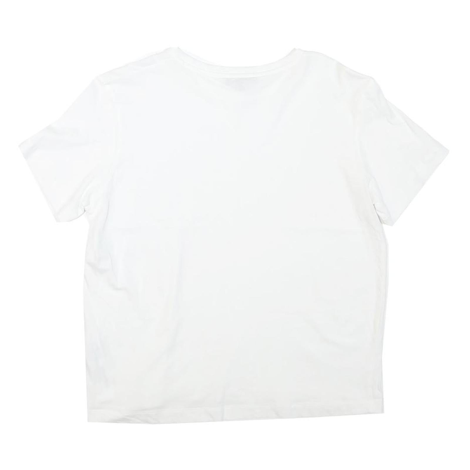 MASSIMO DUTTI Womens White T-Shirt S Short Sleeve Round Neck Plain Cotton Blend