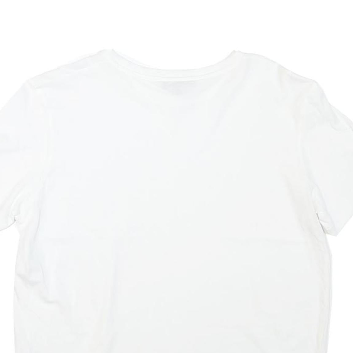 MASSIMO DUTTI Womens White T-Shirt S Short Sleeve Round Neck Plain Cotton Blend