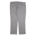 DICKIES Mens Cotton Blend Grey Regular Fit Straight Leg Trousers W40 L32 Casual
