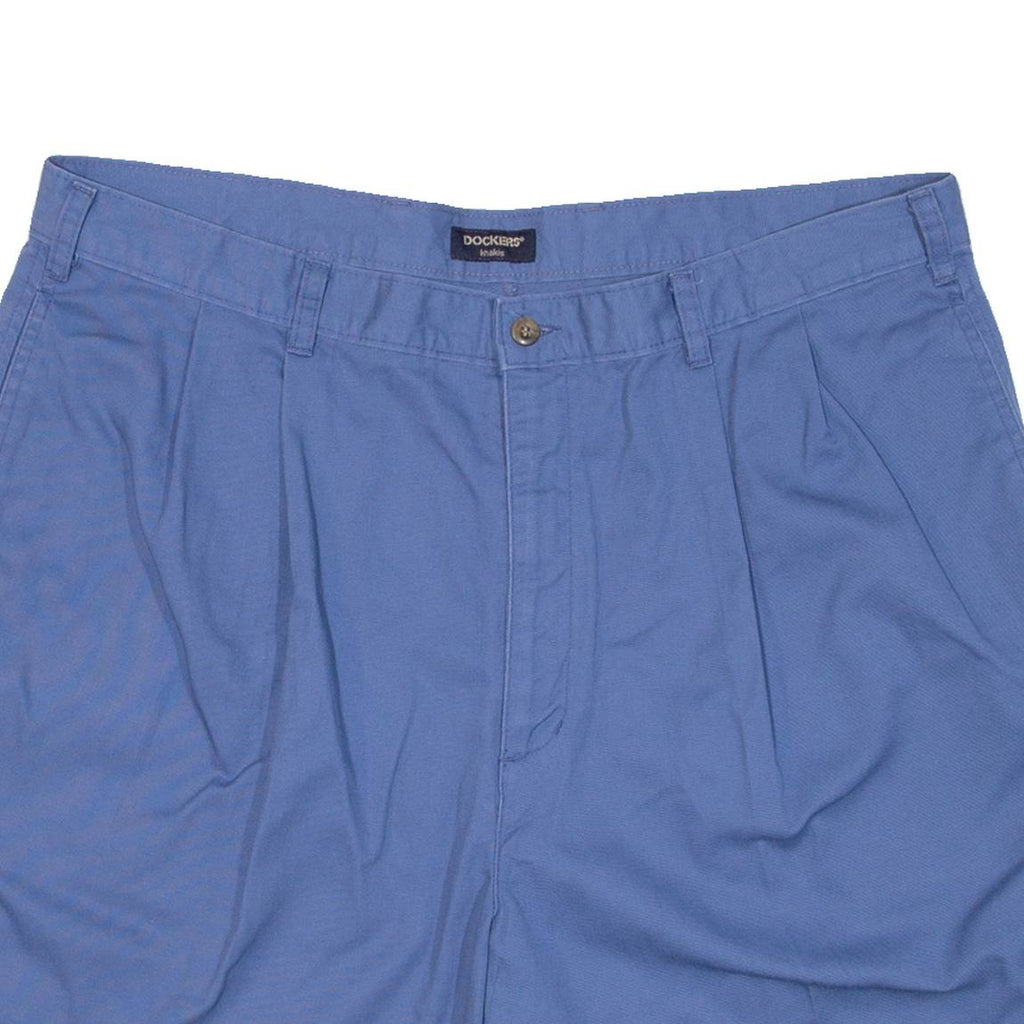 DOCKERS Mens Chino Shorts Blue 2XL W40
