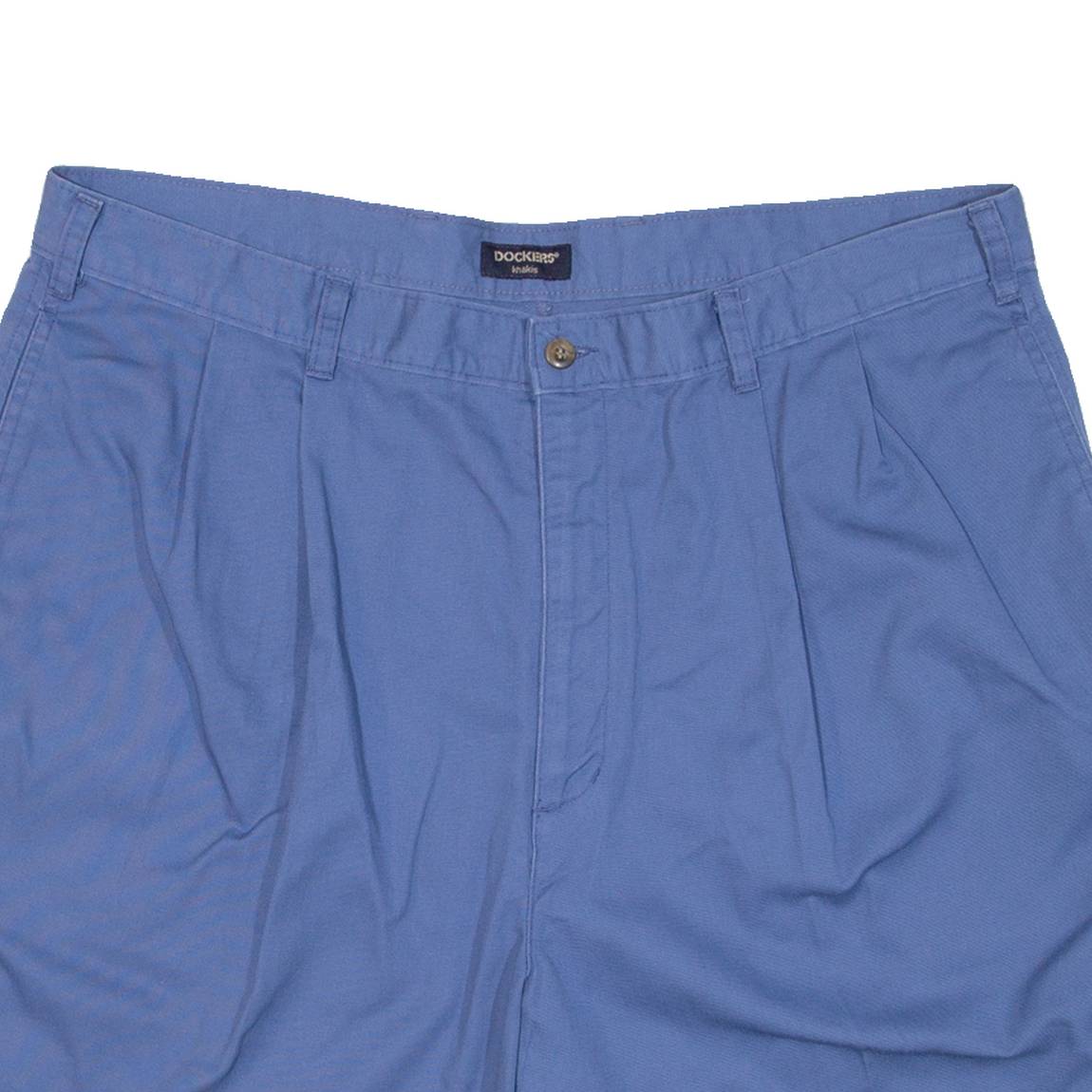 DOCKERS Mens Chino Shorts Blue 2XL W40