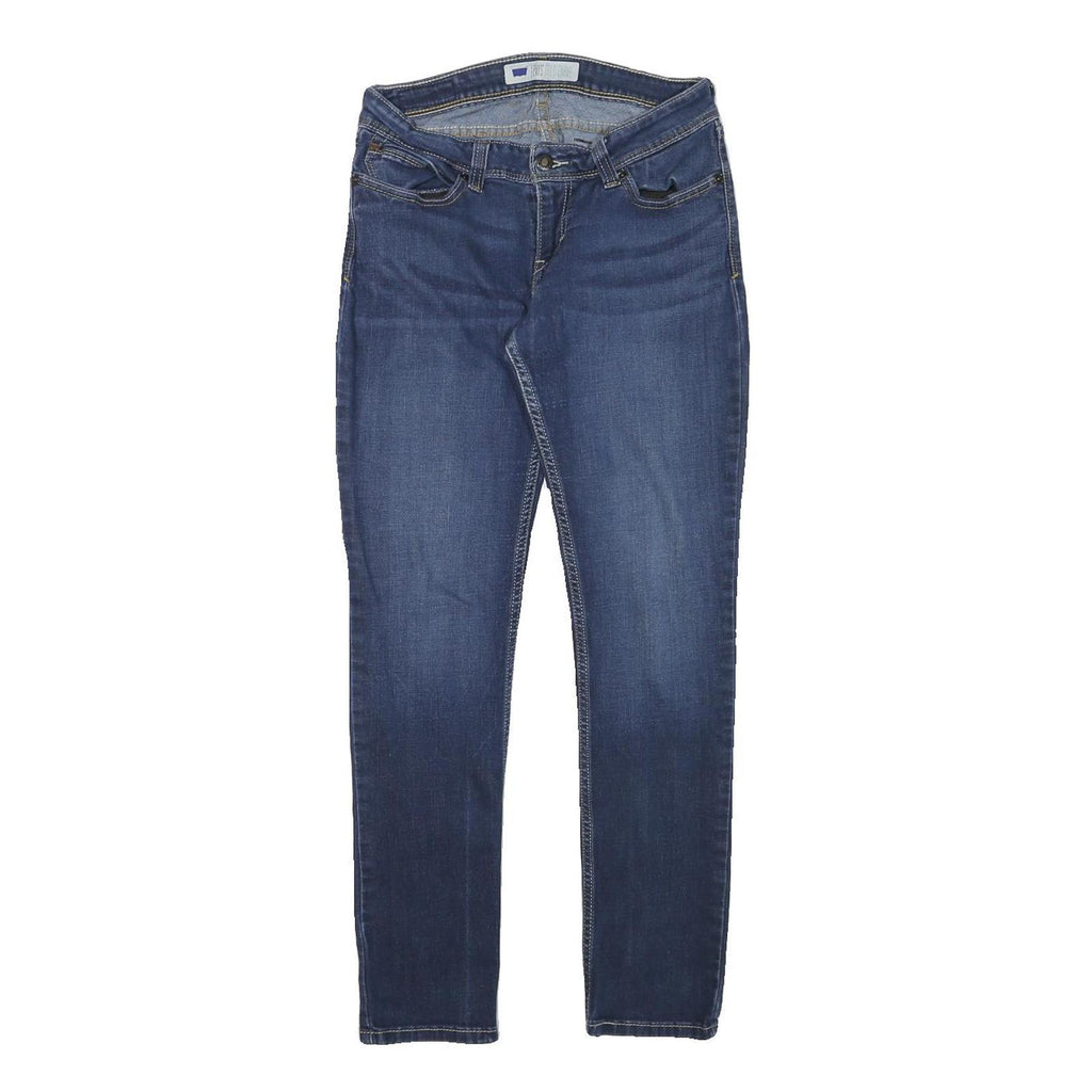 LEVI'S Womens Jeans Blue Slim Skinny Denim Medium W28 L28 Stylish Comfort Zip