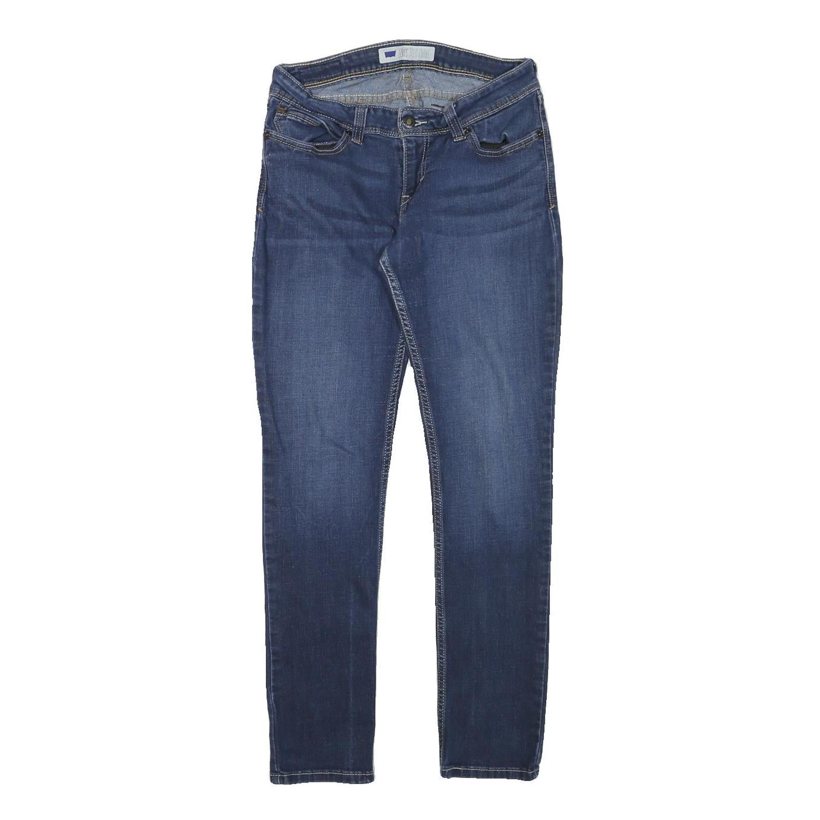 LEVI'S Womens Jeans Blue Slim Skinny Denim Medium W28 L28 Stylish Comfort Zip