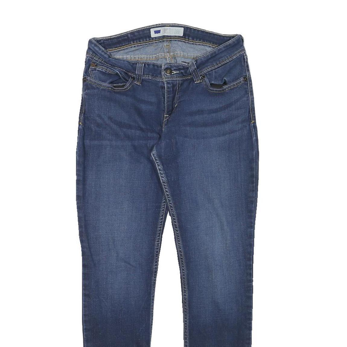LEVI'S Womens Jeans Blue Slim Skinny Denim Medium W28 L28 Stylish Comfort Zip