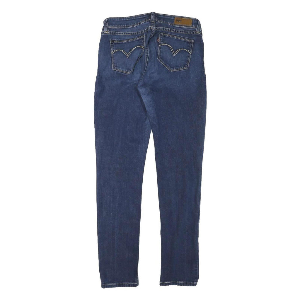 LEVI'S Womens Jeans Blue Slim Skinny Denim Medium W28 L28 Stylish Comfort Zip