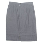 PETER HAHN Womens Straight Skirt Grey Knee Length UK 14
