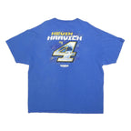 STEWART-HAAS Mens Blue Kevin Harvick 2XL Short Sleeve Crew Neck Race Car T-Shirt