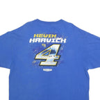 STEWART-HAAS Mens Blue Kevin Harvick 2XL Short Sleeve Crew Neck Race Car T-Shirt