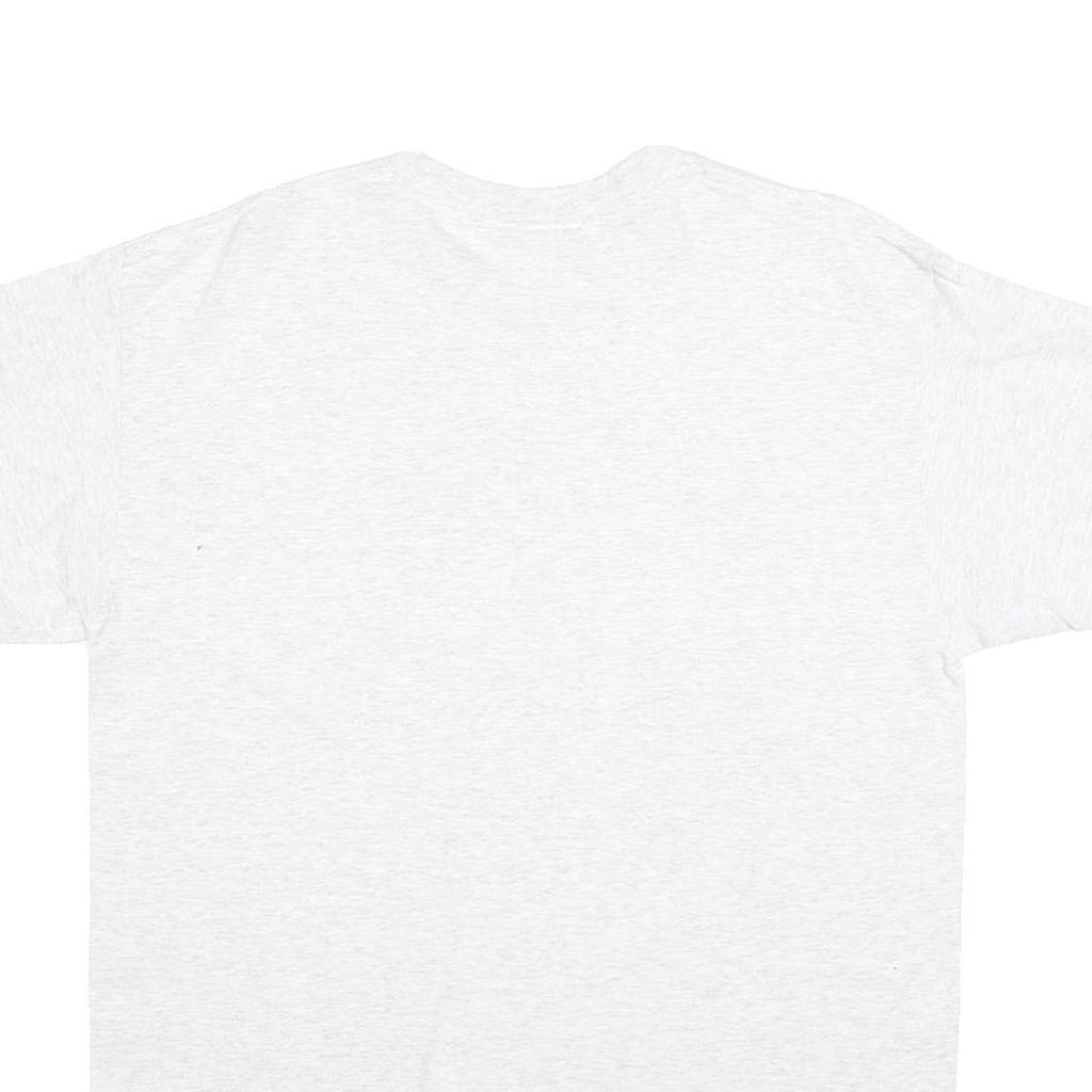 GILDAN Mens White University Of Blues Beale Street Graphic T-Shirt L Short