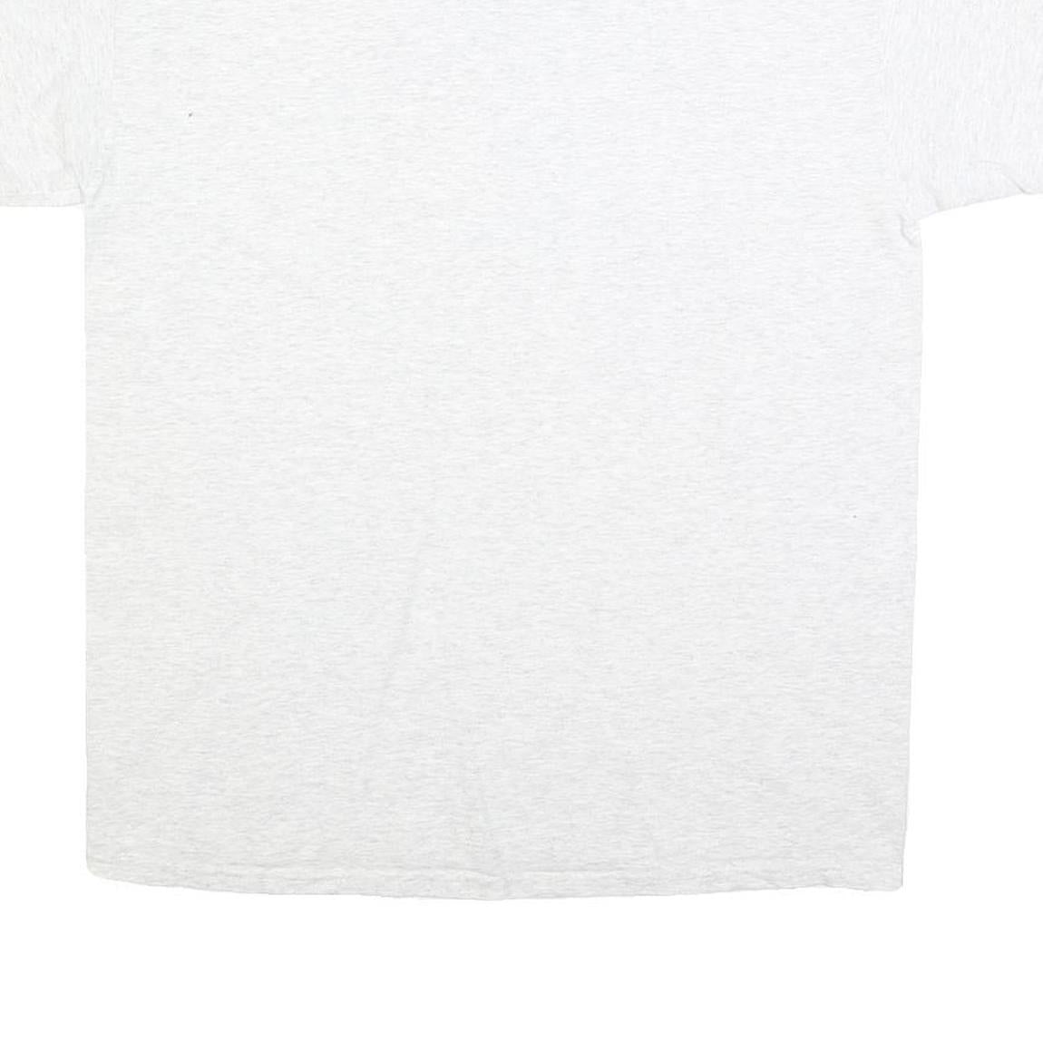 GILDAN Mens White University Of Blues Beale Street Graphic T-Shirt L Short