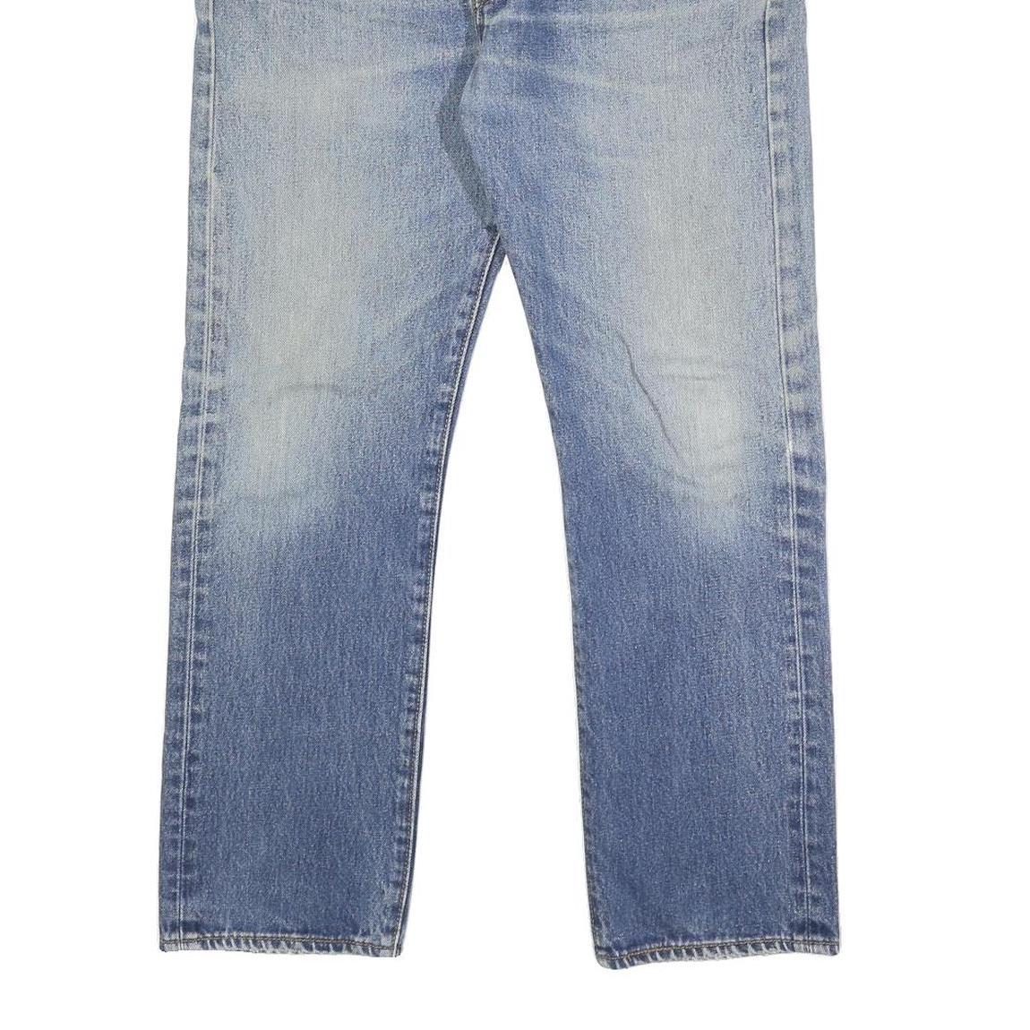 LEVI'S 501 Mens Jeans Blue Regular Straight Denim Medium W33 L30 Classic Button