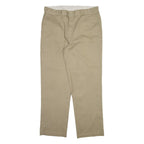 DICKIES Mens Trousers Beige Regular Straight W37 L31