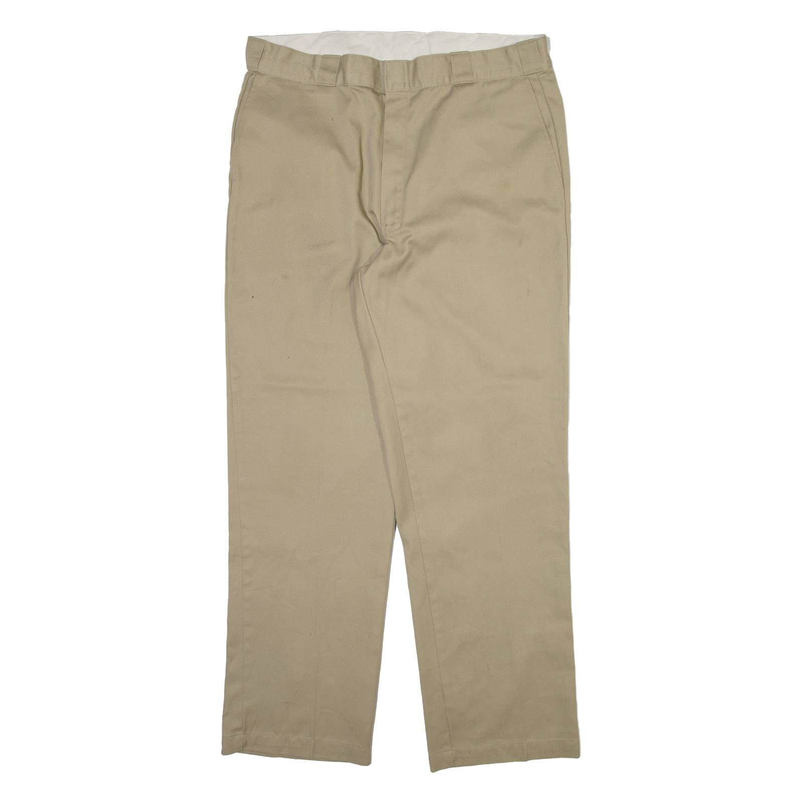 DICKIES Mens Trousers Beige Regular Straight W37 L31