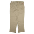 DICKIES Mens Trousers Beige Regular Straight W37 L31